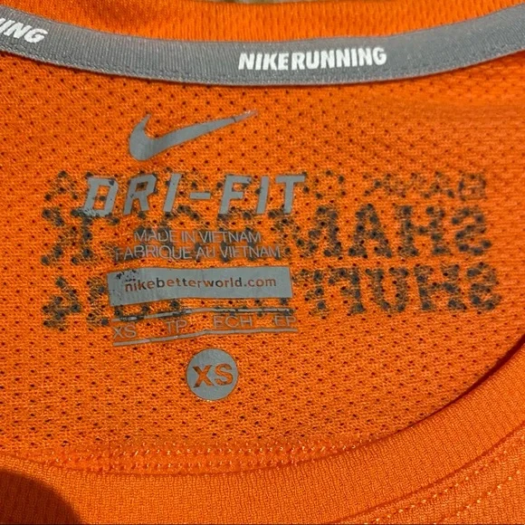 Nike Dri-fit Run fast Live Irish shamrock shirt size XS - Picture 7 of 9